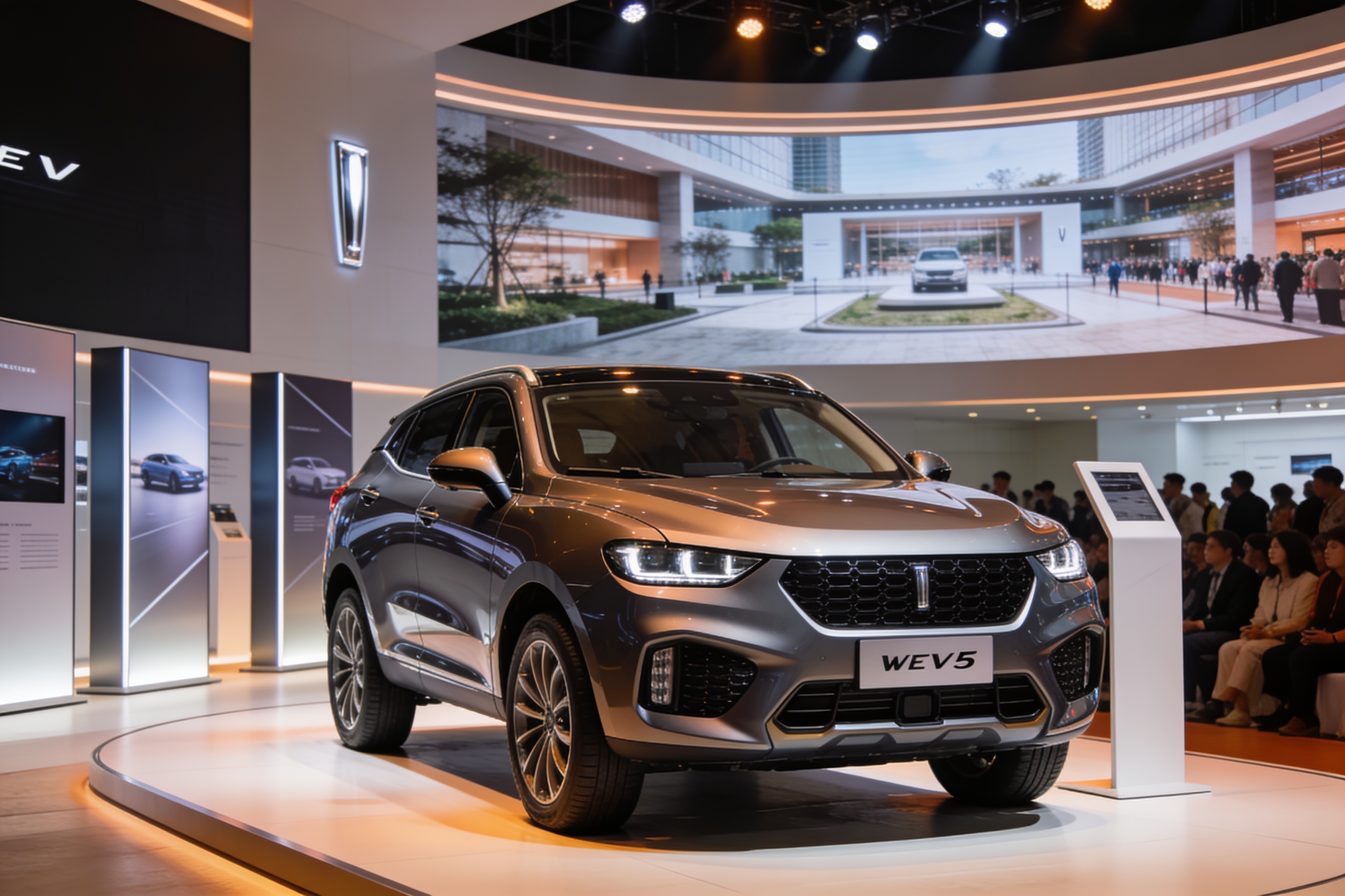 WEY VV5车型发布会现场